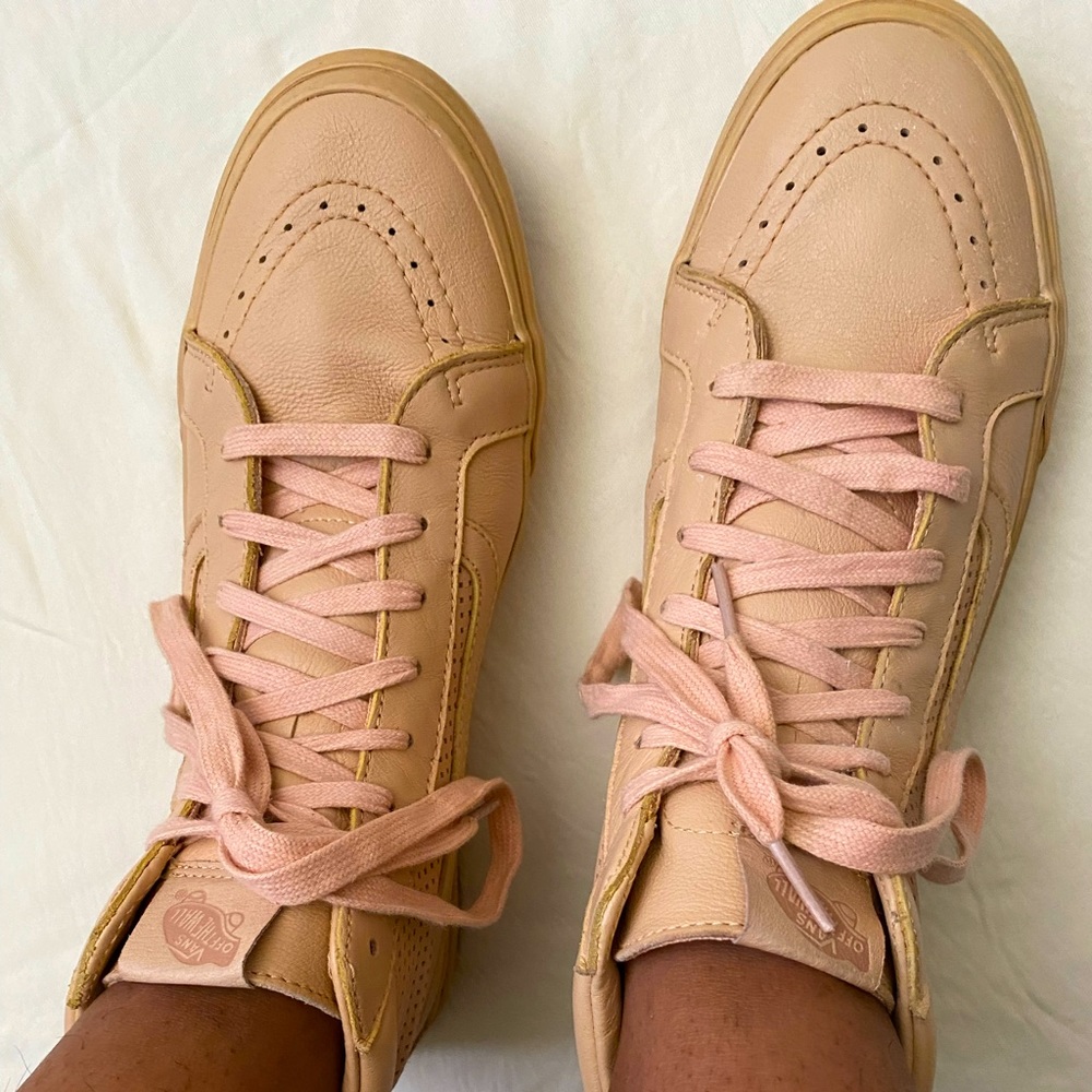 Pink vans mens 10